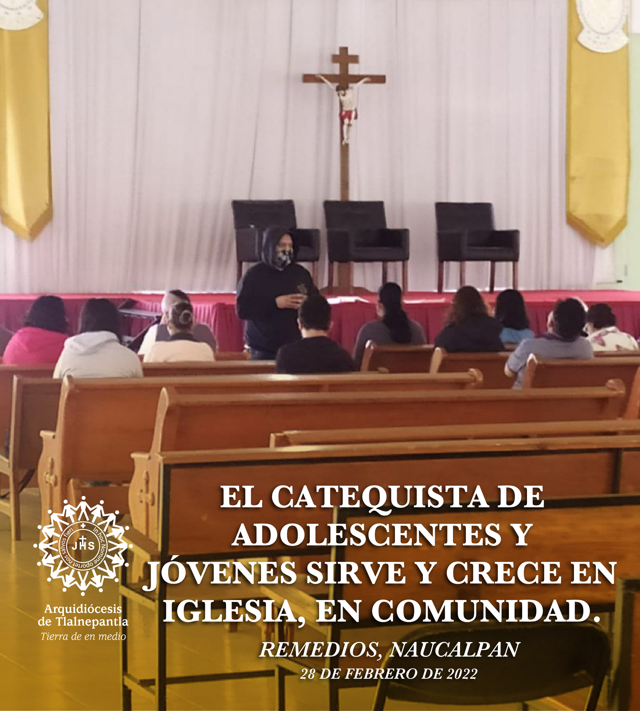 El catequista de adolescentes y jóvenes sirve y crece en Iglesia, en comunidad.