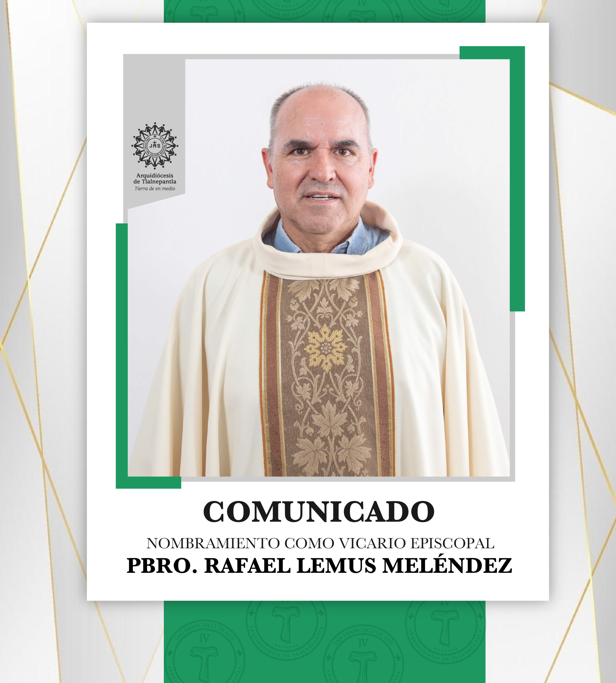 NOMBRAMIENTO COMO VICARIO EPISCOPAL DE LA ZONA IV