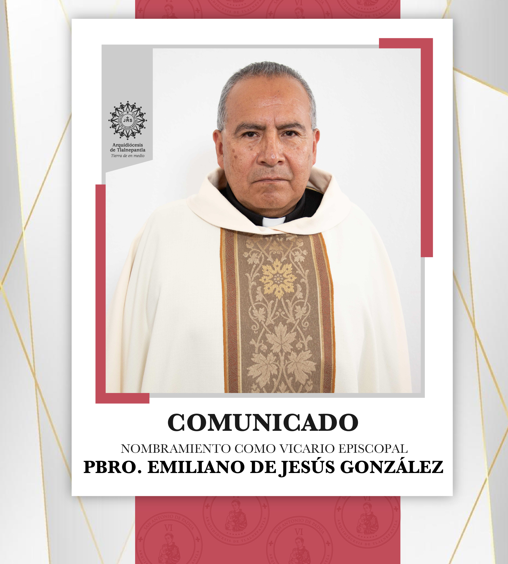 NOMBRAMIENTO COMO VICARIO EPISCOPAL DE LA ZONA VI