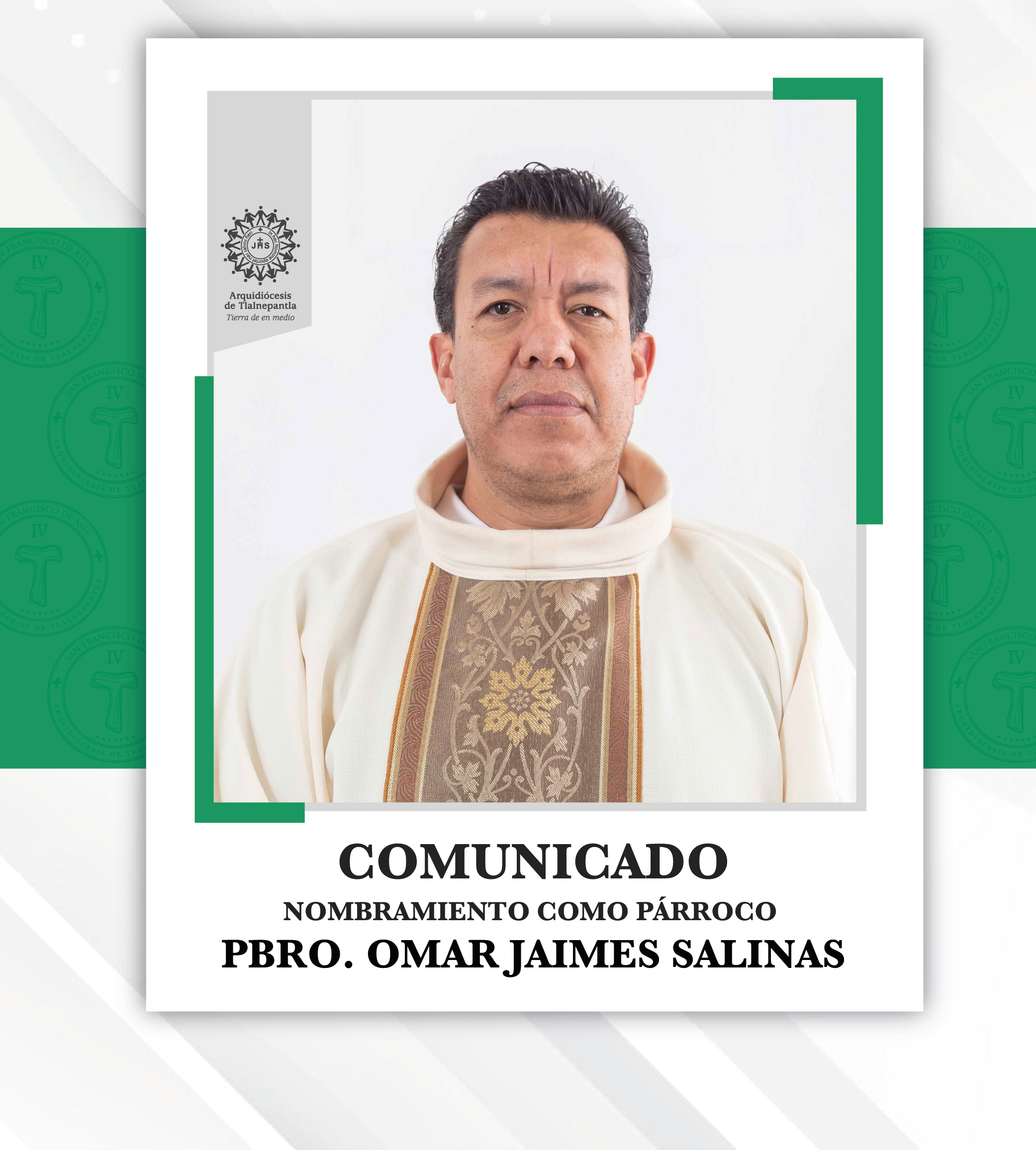 NOMBRAMIENTO COMO PÁRROCO