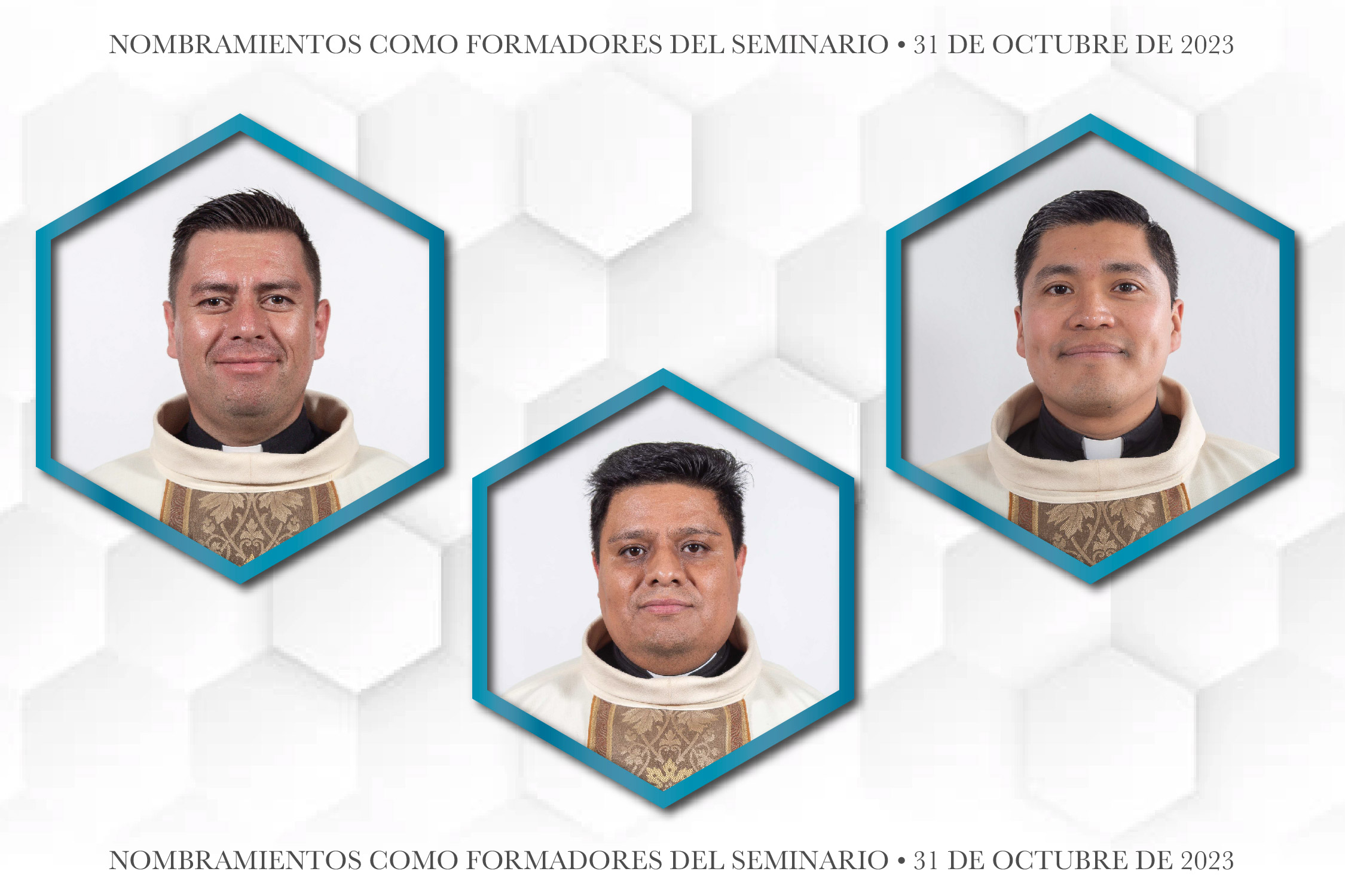 Comunicado  Nombramientos como Formadores del Seminario 