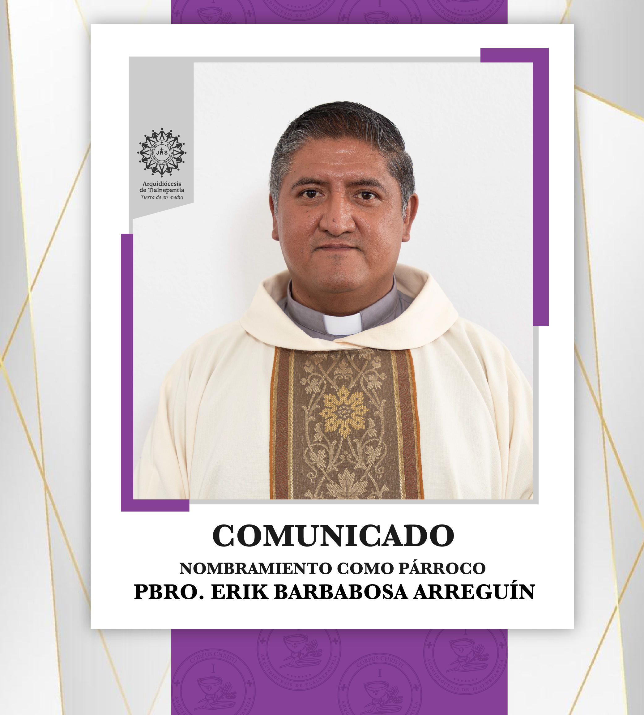 Comunicado Nombramiento como Párroco