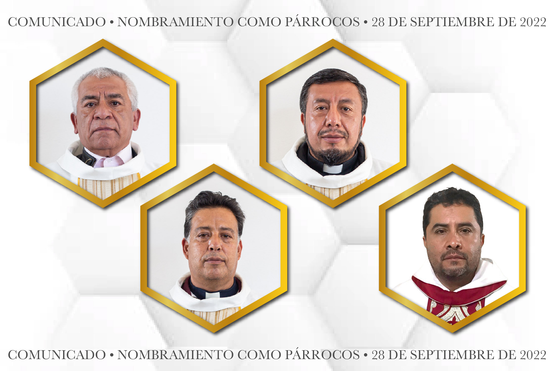 Comunicado  Nombramiento como Párrocos