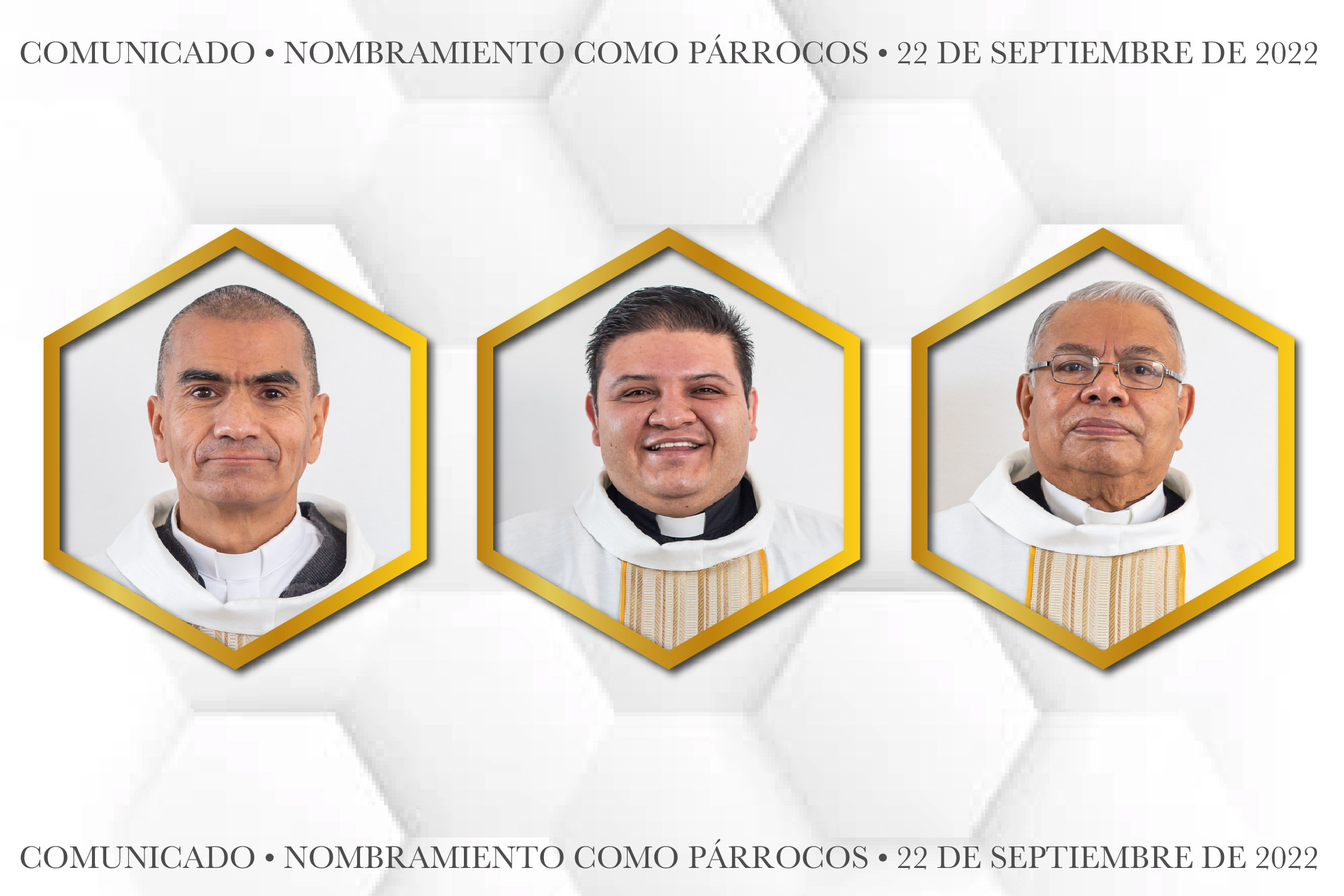 Comunicado  Nombramiento como Párrocos