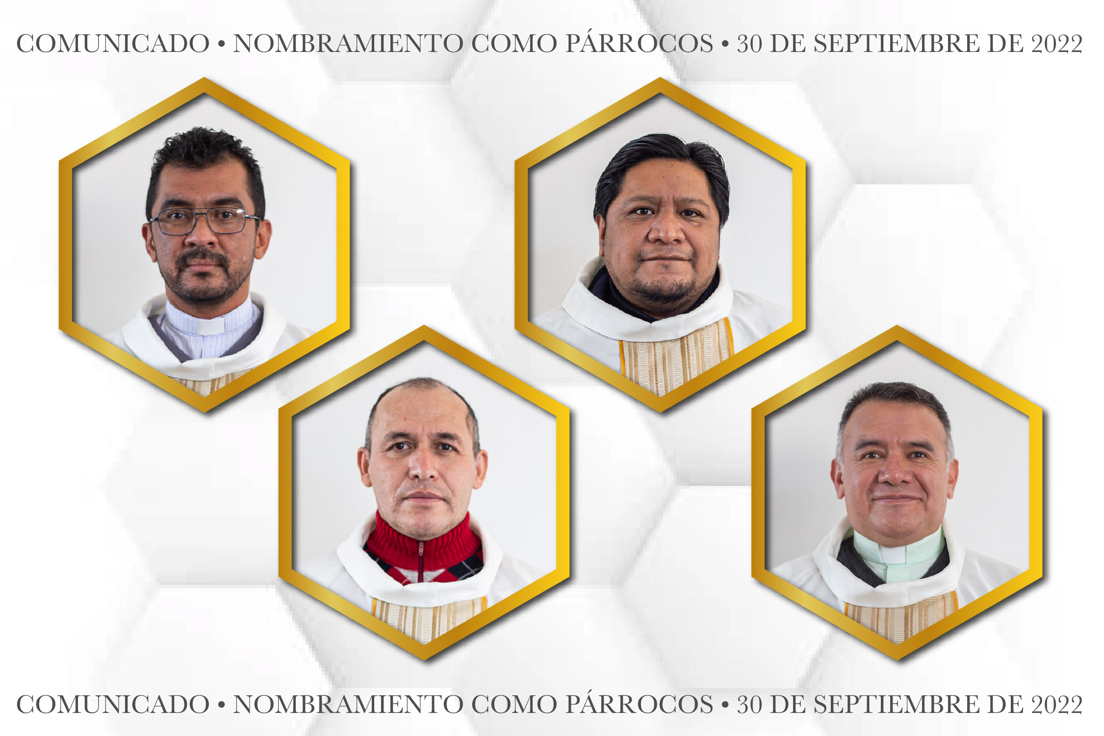 Comunicado  Nombramiento como Párrocos