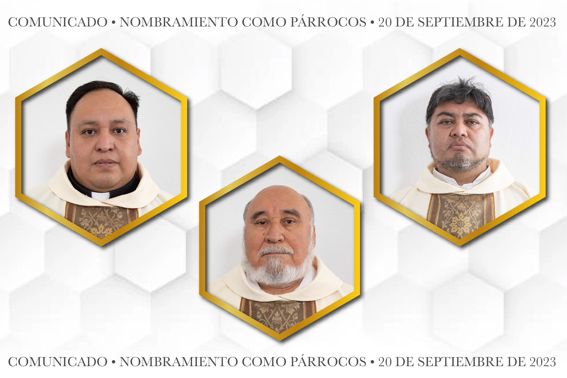 Comunicado  Nombramientos como Párrocos