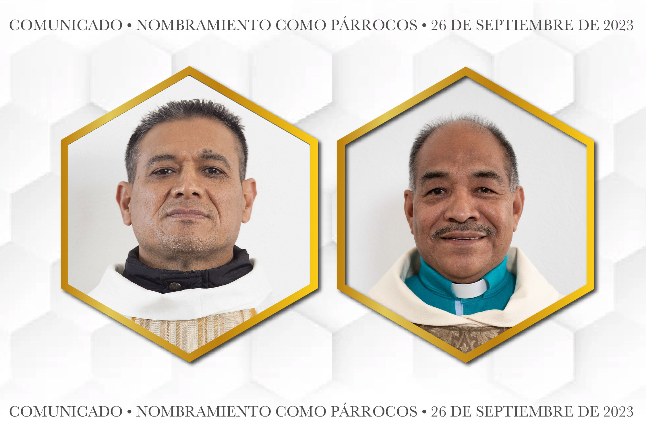 Comunicado  Nombramientos como Párrocos