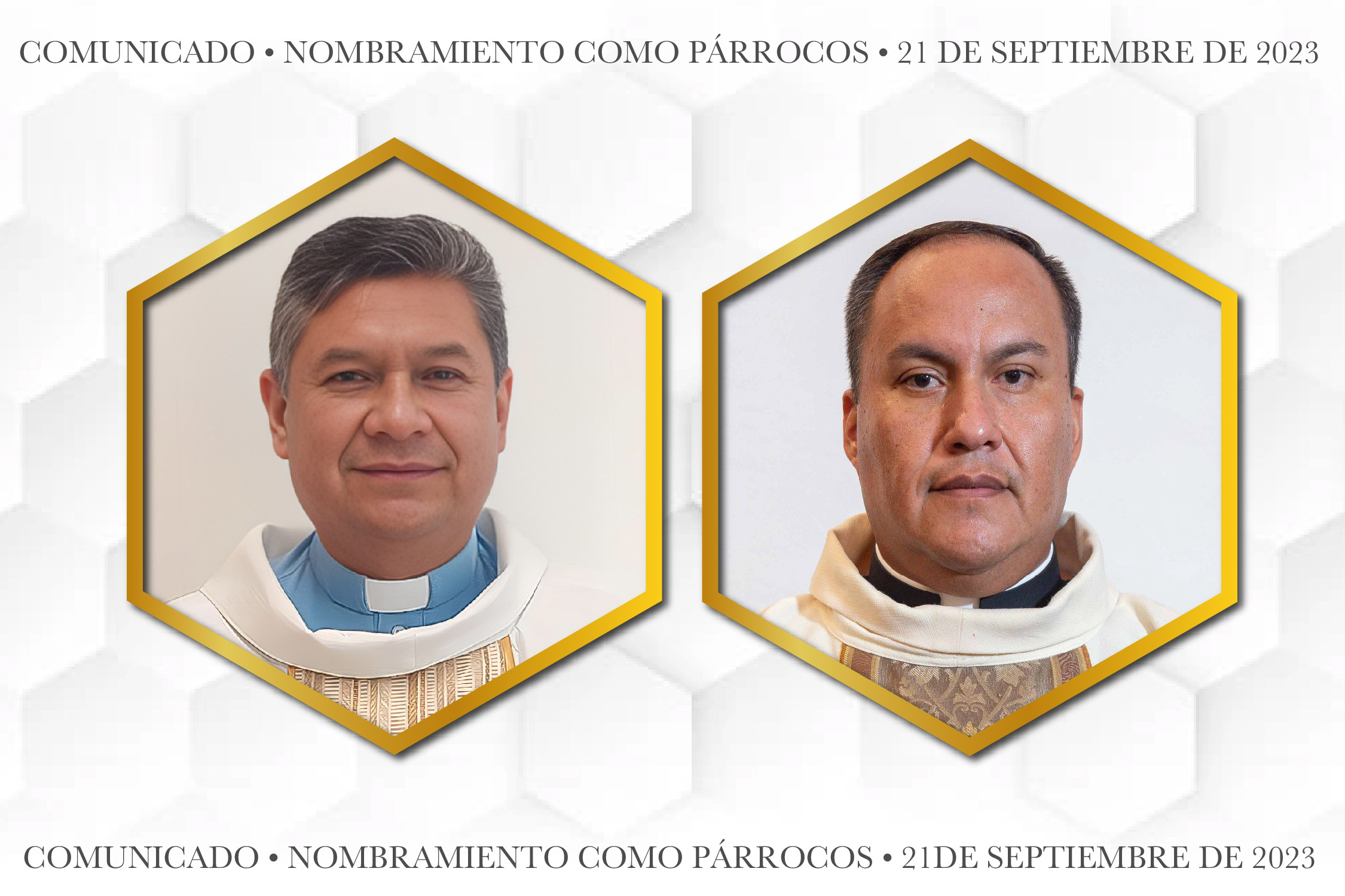 Comunicado  Nombramientos como Párrocos