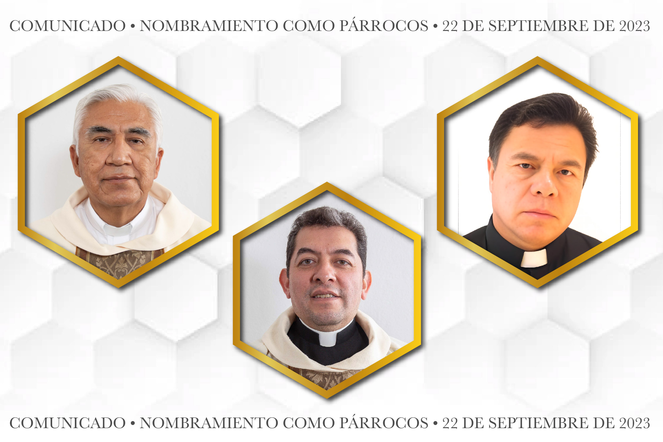 Comunicado  Nombramientos como Párrocos